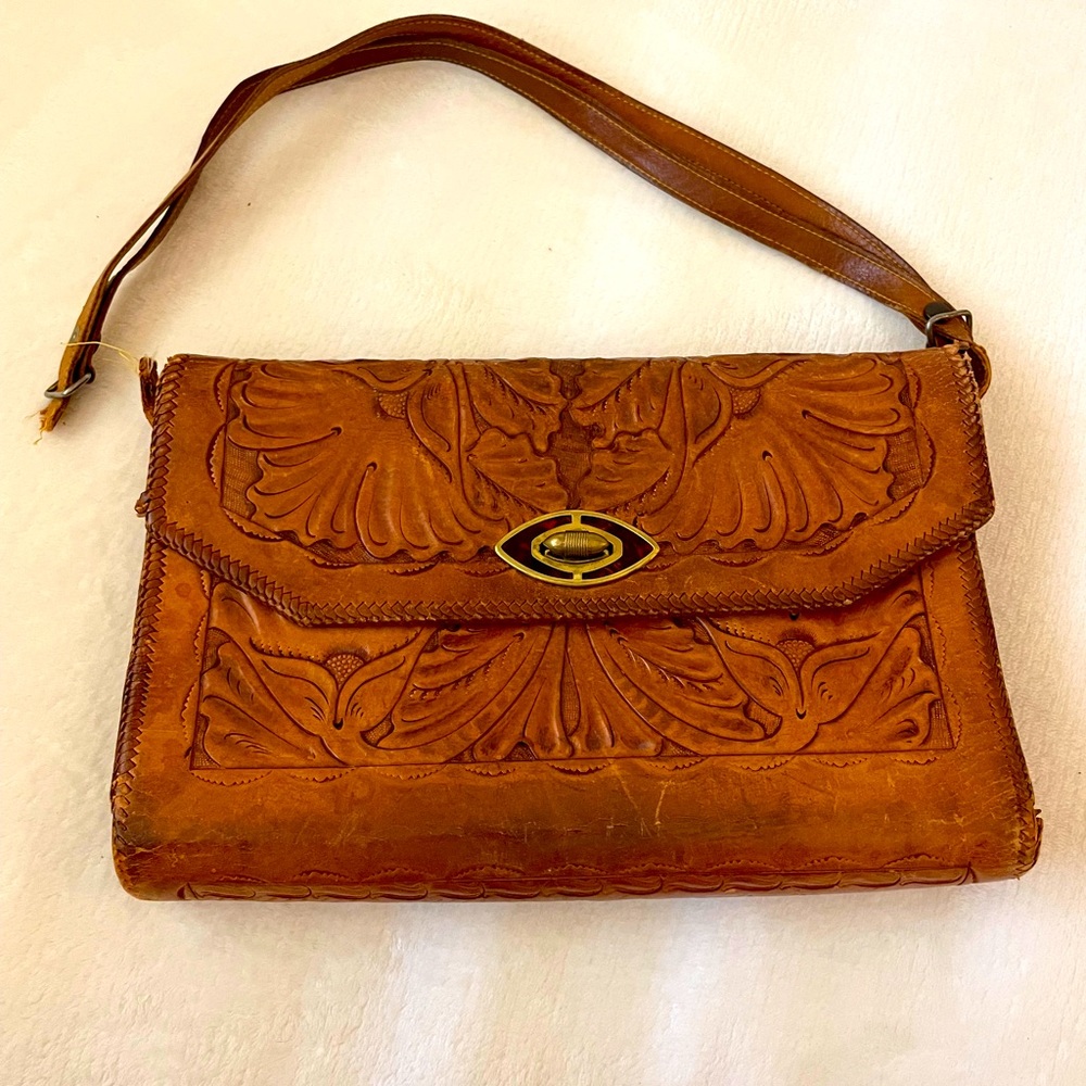 Leather vintage purse